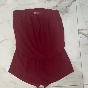 Maroon Romper